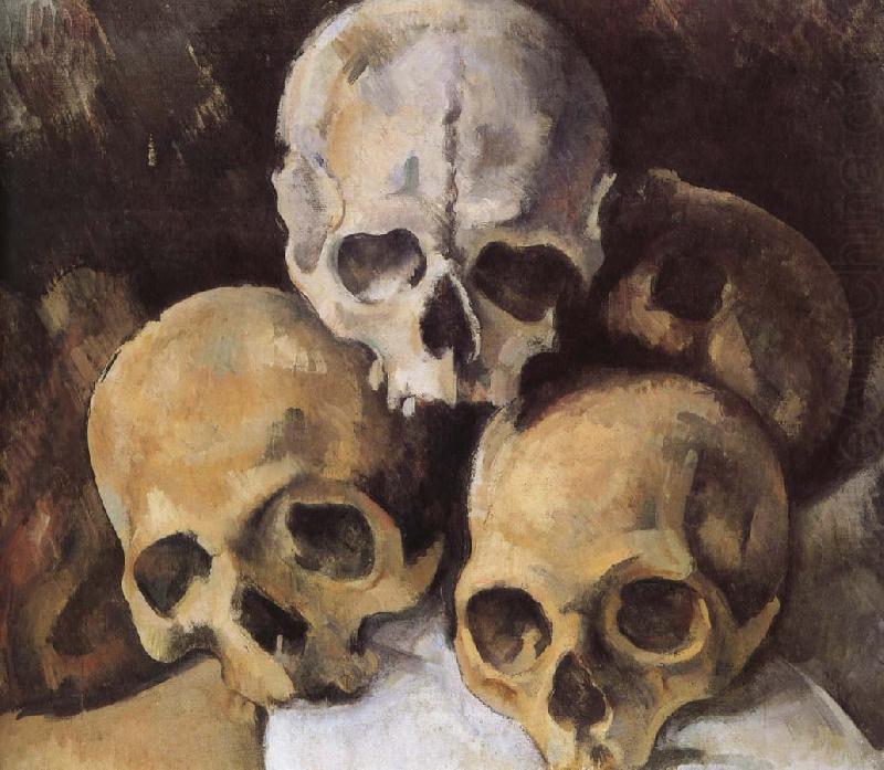 Paul Cezanne skull pyramid china oil painting image